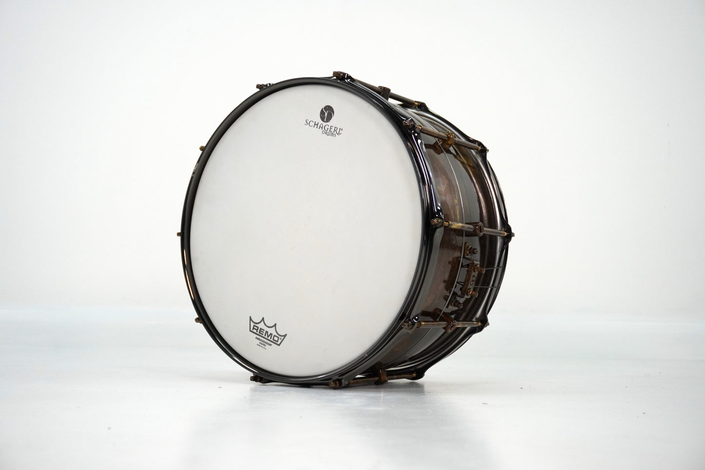 Caisse claire Schagerl Antares 14"x8" Laiton, Dark Vintage