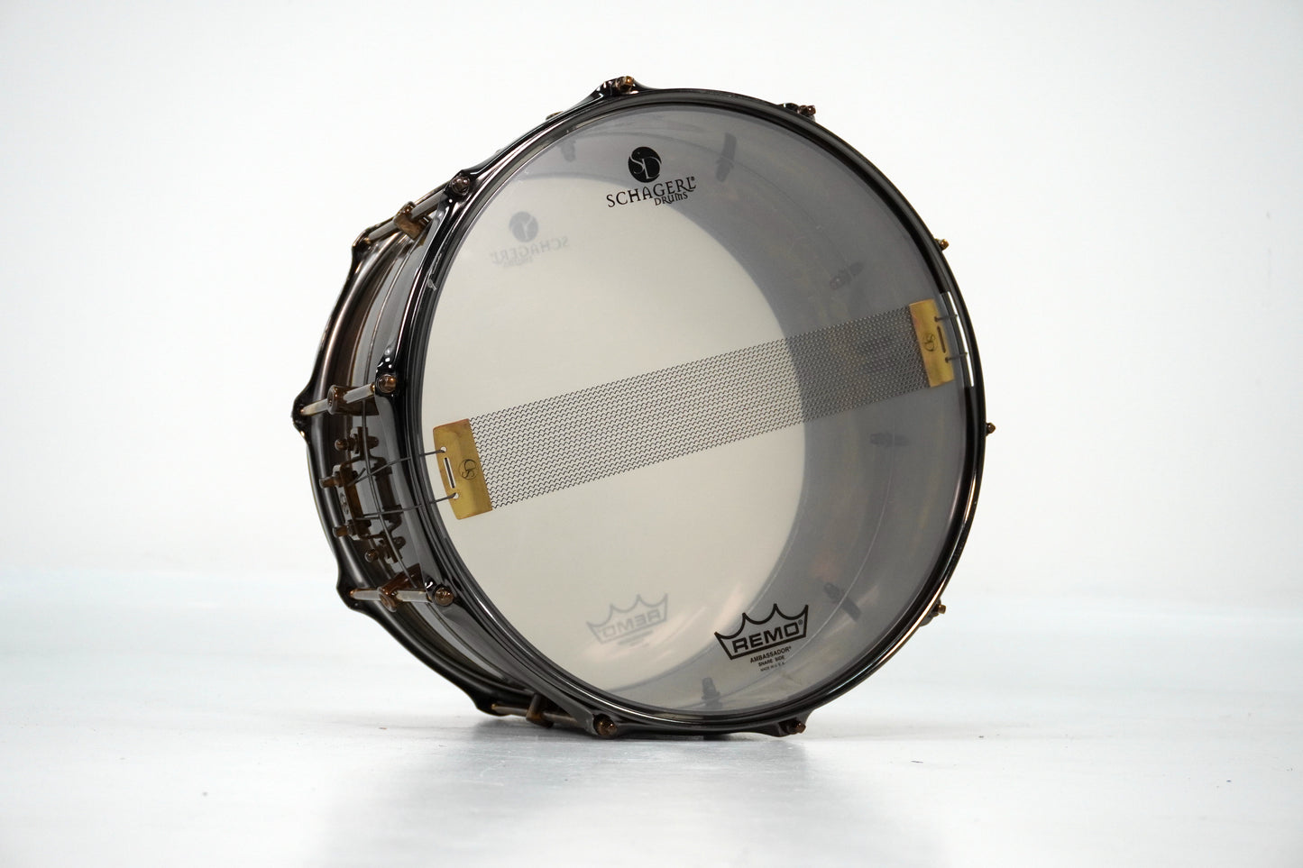 Caisse claire Schagerl Antares 14"x8" Laiton, Dark Vintage