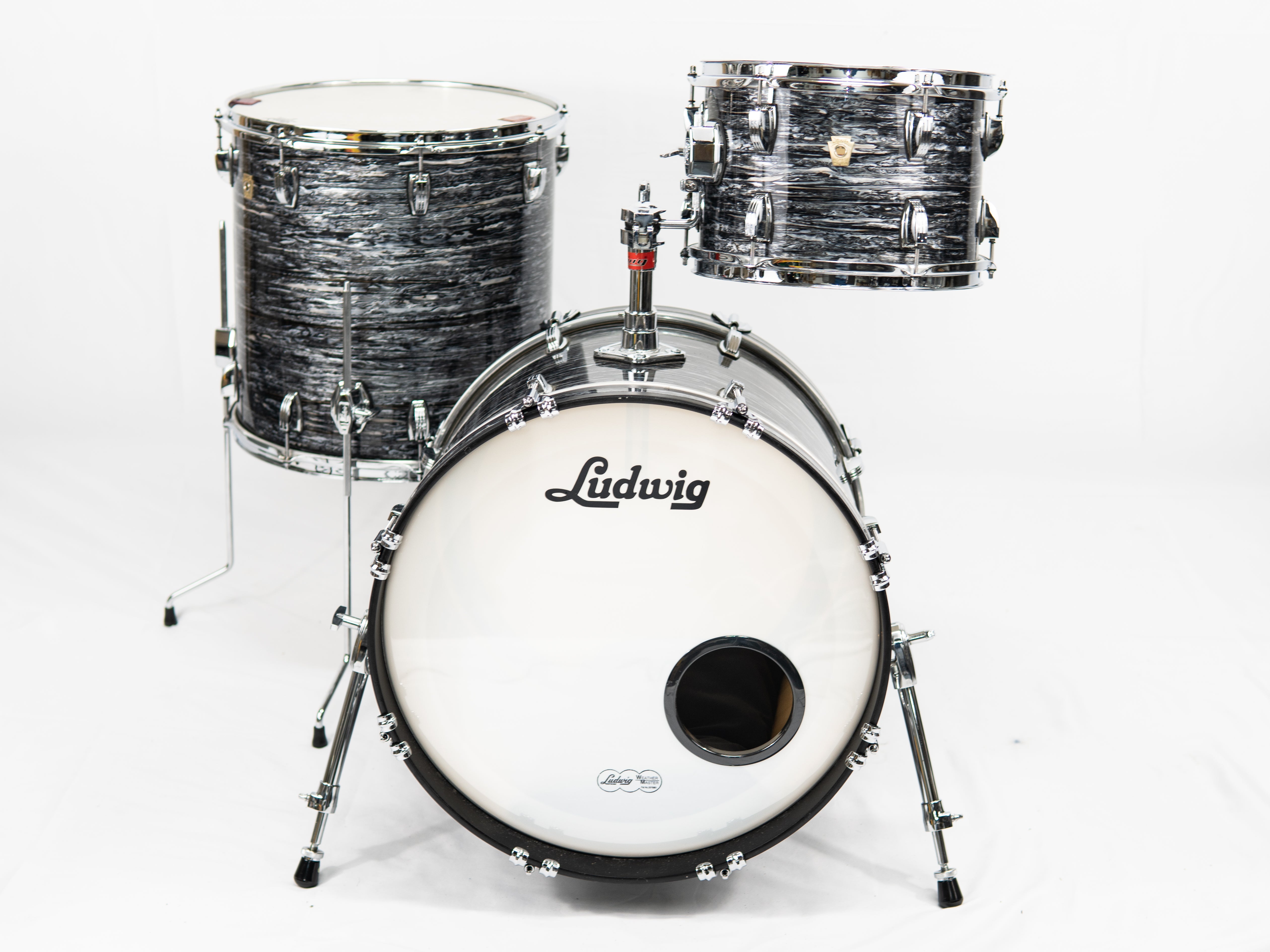 Ludwig new Classic Maple 12/16/20 in Black Oyster - DEMO – Rubix Drums