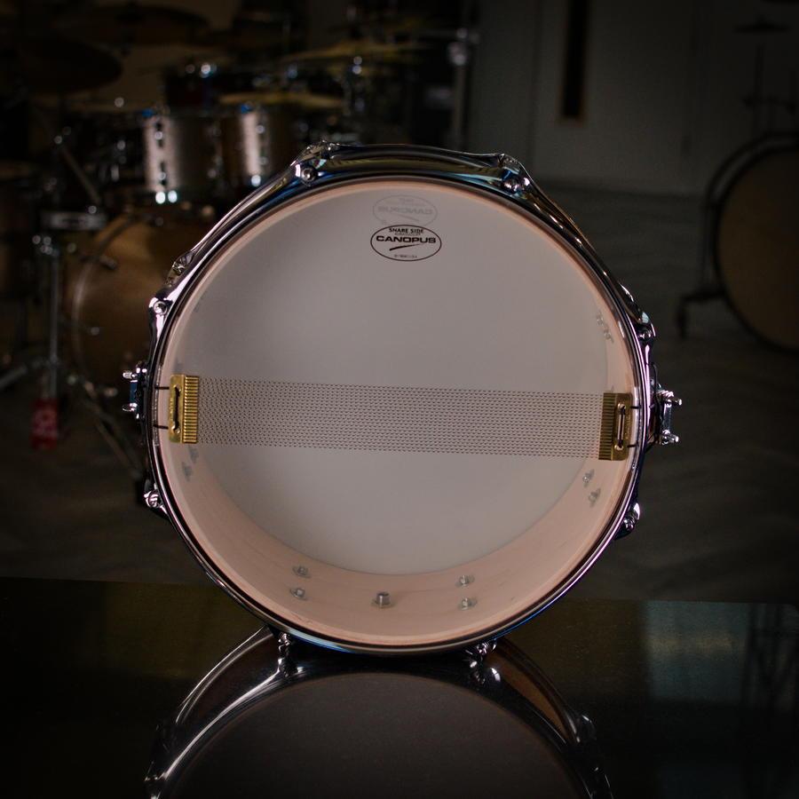 Canopus Yaiba II Maple Snare Drum - Antique Natural Matte Lacquer