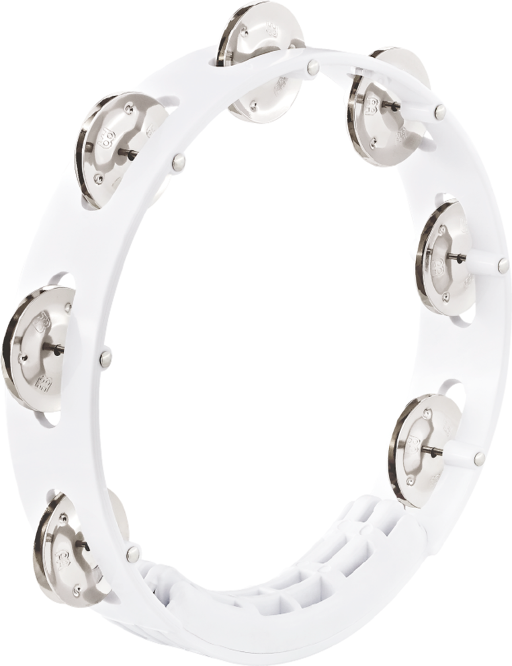 Meinl Headliner Series White Tour Tambourine, 1 Row