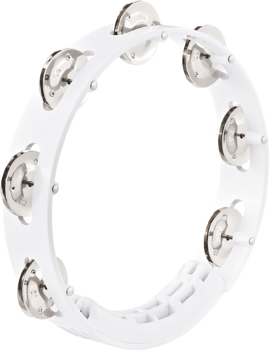 Meinl Headliner Series White Tour Tambourine, 1 Row