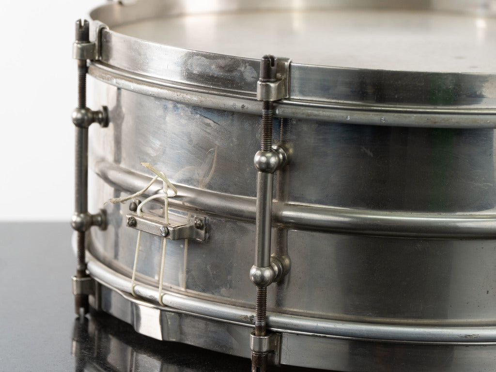 Premier Mayfair 5x14" Tube Lug Messing-Snare aus den 1930er Jahren