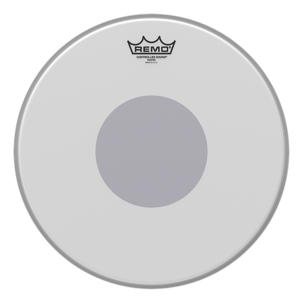 Remo CS Coated Reverse Black Dot Drum Head 13" - CS-0114-10