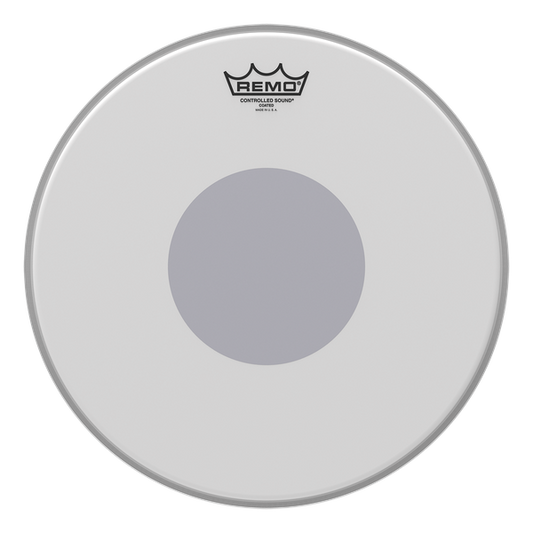 Remo CS Coated Reverse Black Dot Drum Head 13" - CS-0114-10