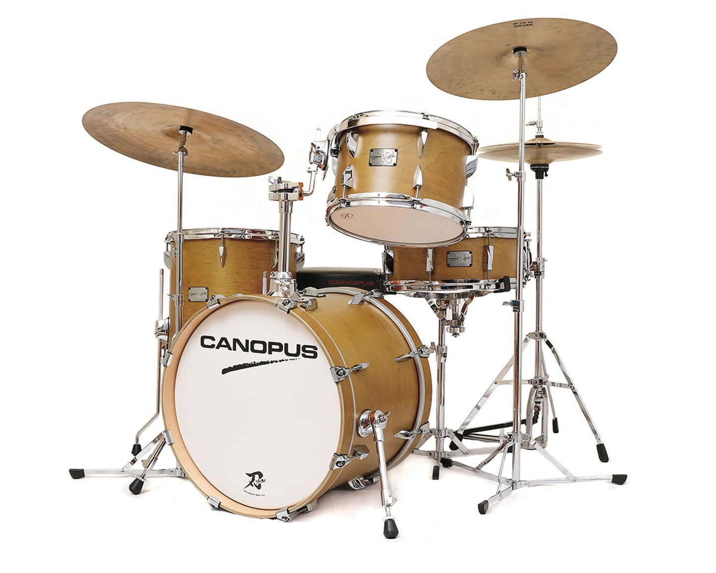 Canopus 3-teiliges Yaiba II 'Bop' Schlagzeug-Set ohne Snare Drum