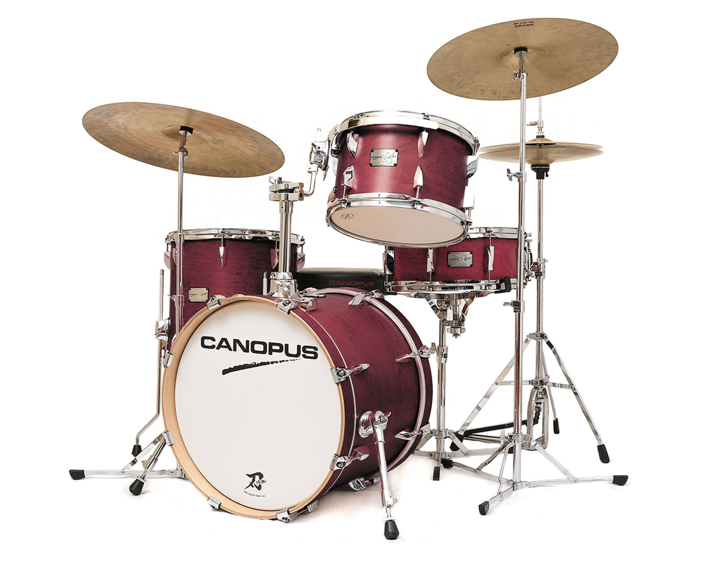 Canopus 3-teiliges Yaiba II 'Bop' Schlagzeug-Set ohne Snare Drum