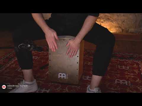 Meinl Snarecraft 11.75" x 19.75" Cajon, Burl Wood Frontplate