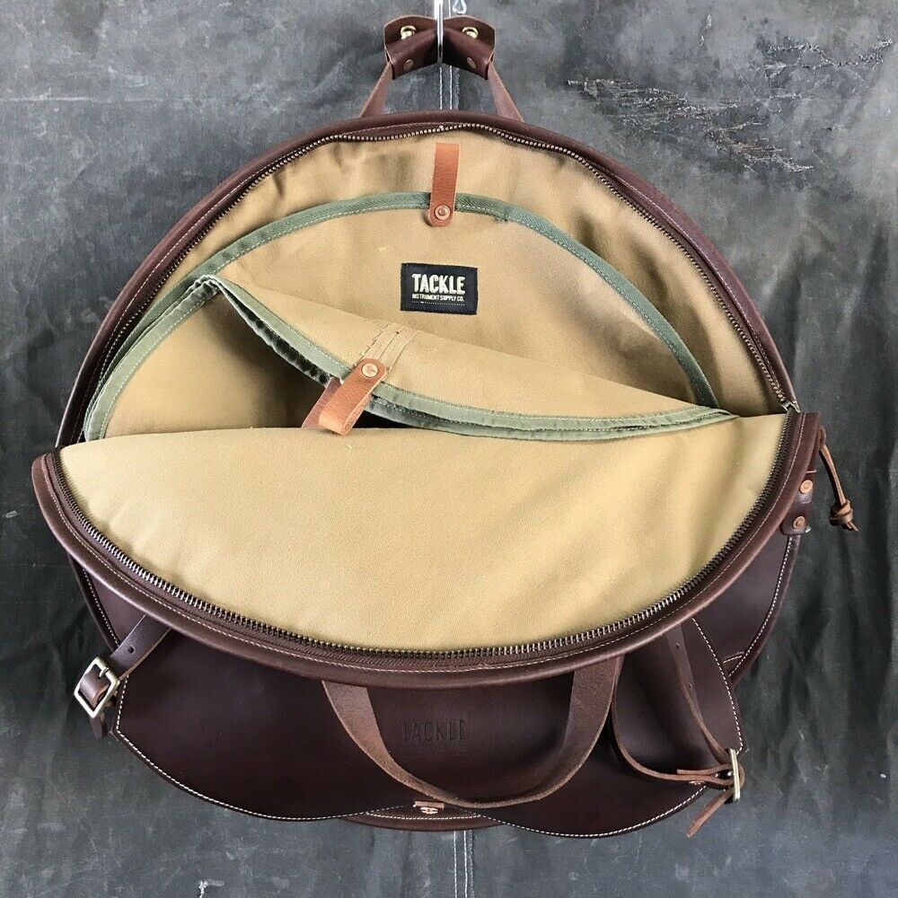 Tackle Backpack Cymbal Bag – Leather 22″