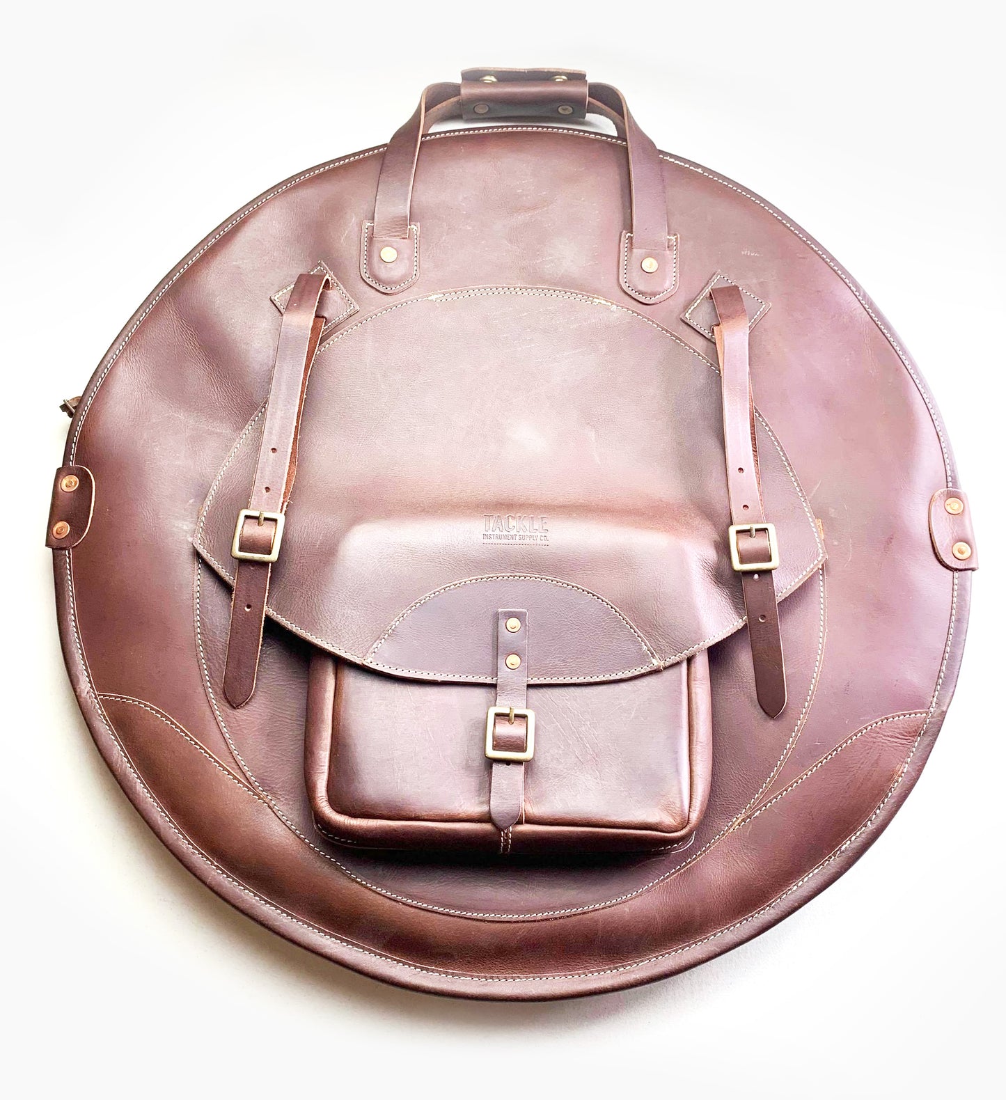 Tackle Backpack Cymbal Bag – Leather 22″