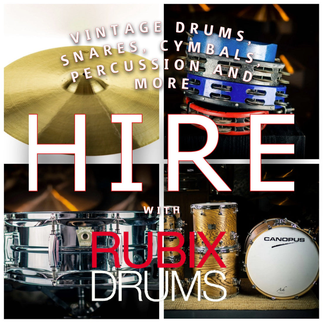 HIRE WITH RUBIX DRUMS