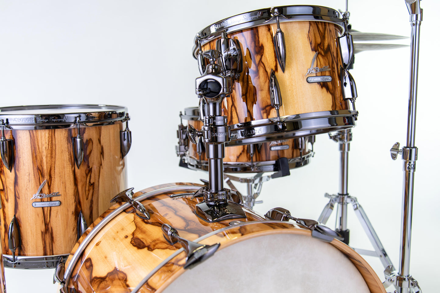 Sonor Vintage 150th Anniversary Ltd Edition  4-piece set- African Marble Finish