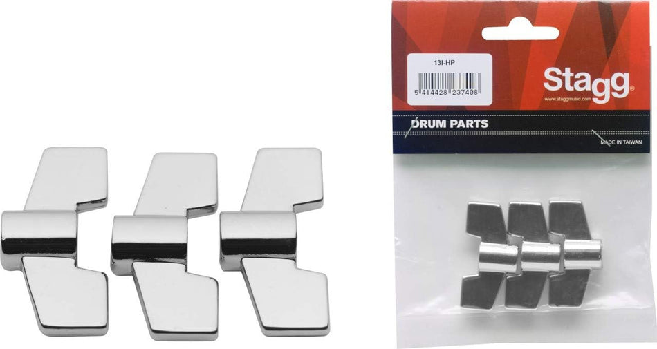 Écrou à oreilles pour cymbale Stagg M8 (x3) - 13I-HP