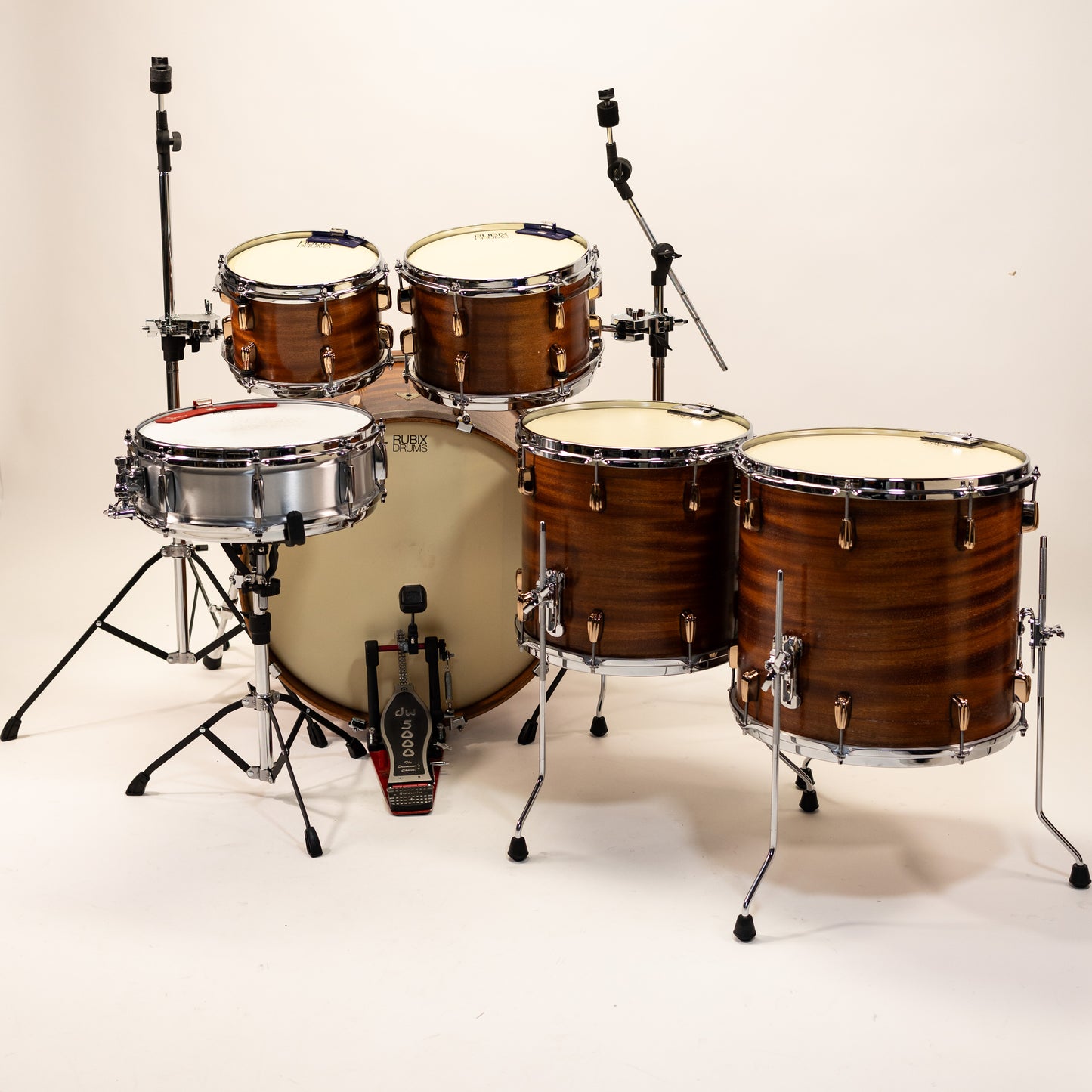 AJAX Drums Custom Mahogany Drum Kit. 10x8 12x8 14x14 16x16 22x14