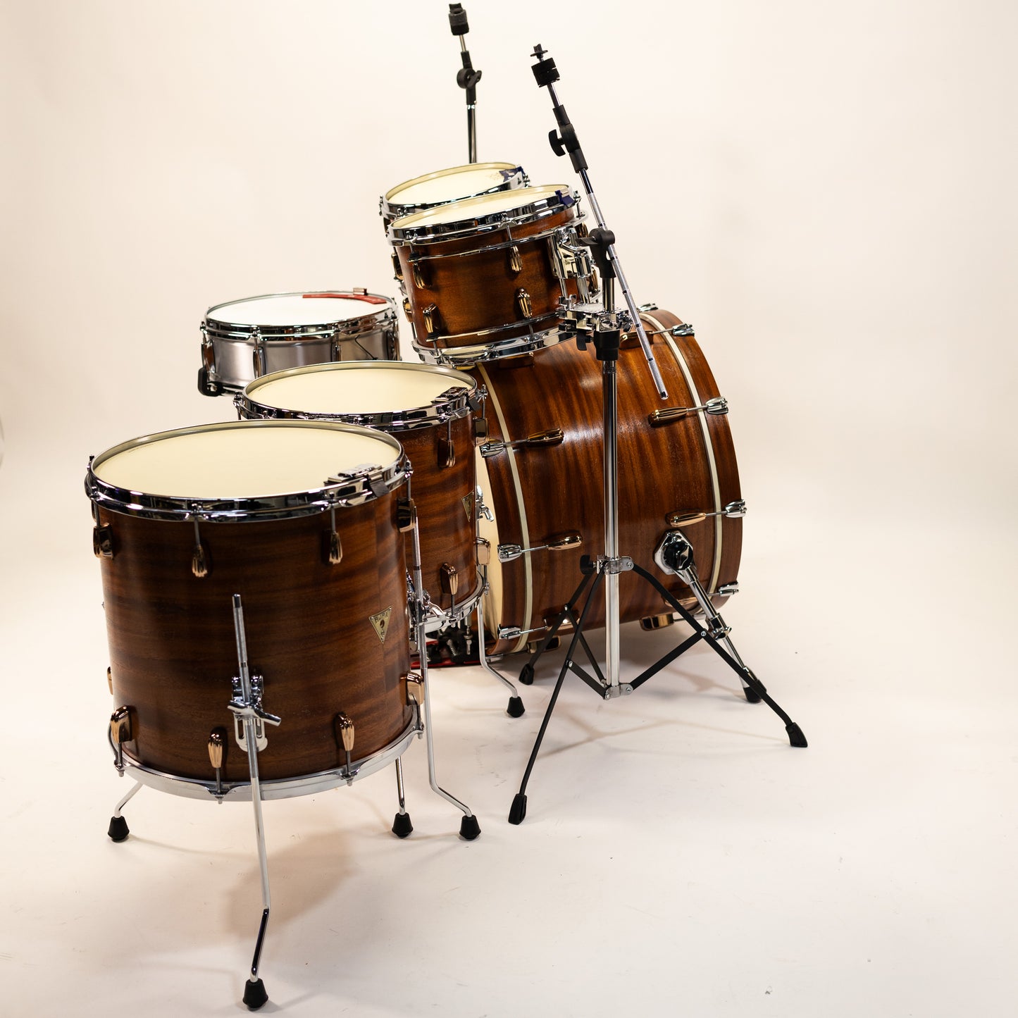 AJAX Drums Custom Mahogany Drum Kit. 10x8 12x8 14x14 16x16 22x14