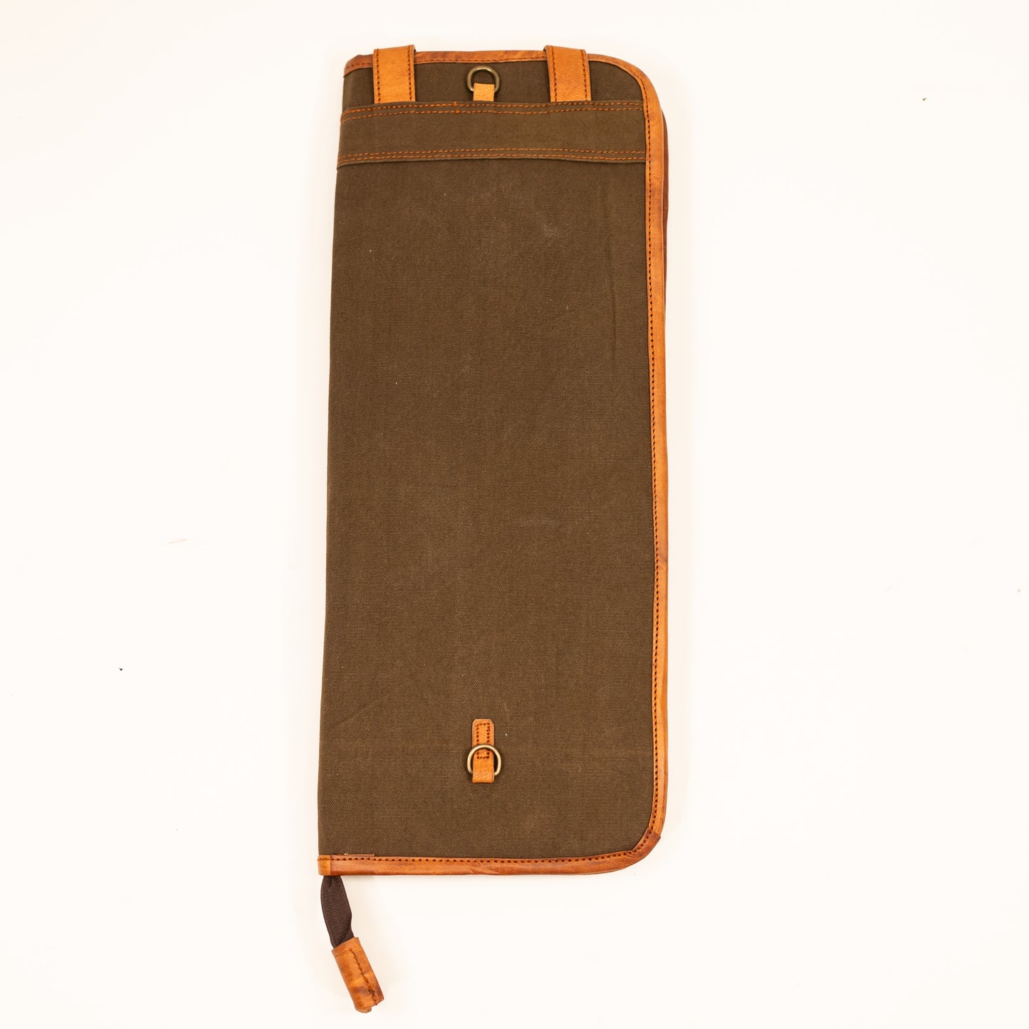 Zyn Luxus-Sticktasche aus Leder und Canvas