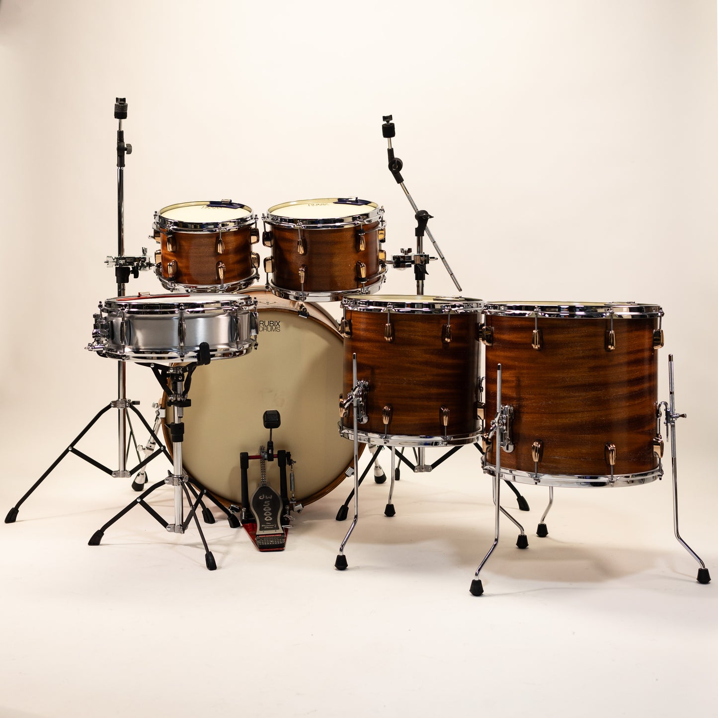 AJAX Drums Custom Mahogany Drum Kit. 10x8 12x8 14x14 16x16 22x14