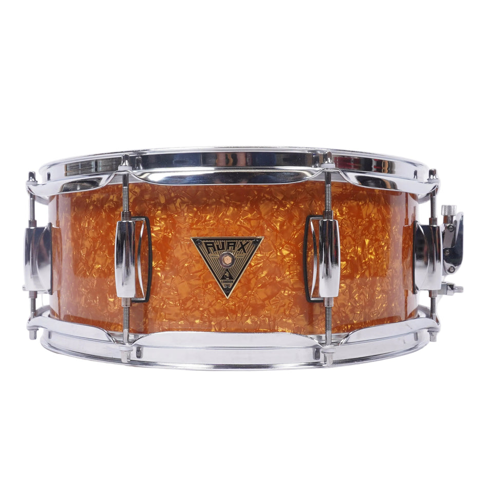 AJAX | ALLEGRO | 14"x 5.5" | SNARE DRUM | "BRITISH MARMALADE" FINISH