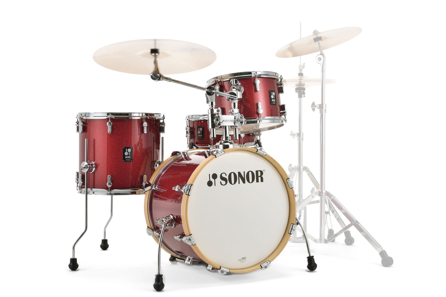 Sonor AQX 18'' Jazz Shell Pack, Red Moon Sparkle