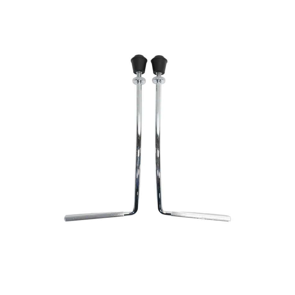 AJAX | Bass Drum Spurs | 10.5mm Pair Leg Only | Rubix Drums