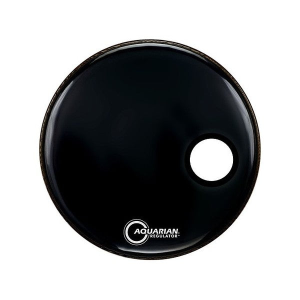 Aquarian | Regulator Gloss Ported Bass Drum Head | Rubix Drums