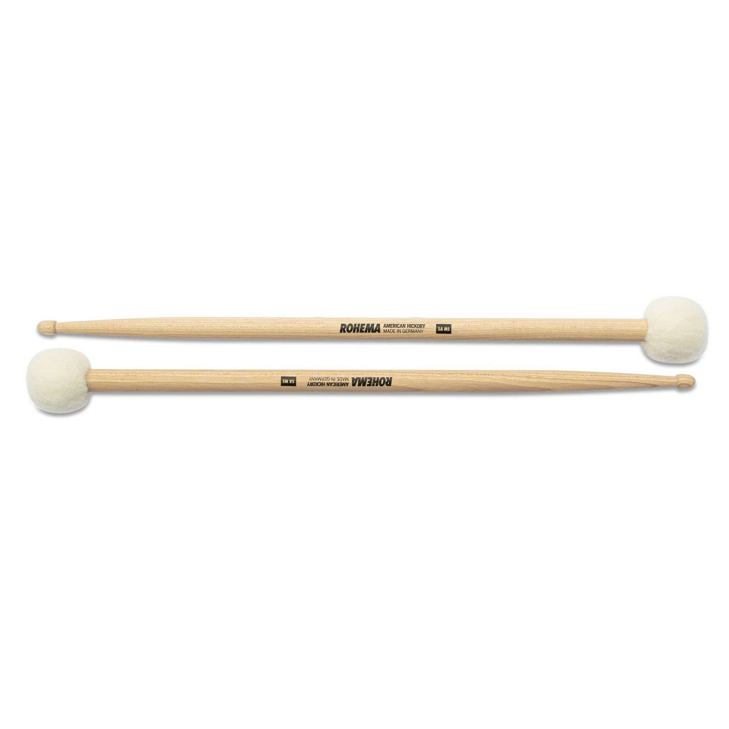 Rohema Kombi Sticks 5A MS Felt Mallet / Hickory Drum Sticks - 61331