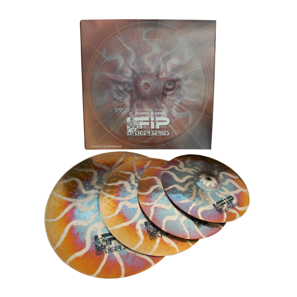 UFiP Tiger Series Set B - 16" CRASH 18" RIDE 13" HIHATS
