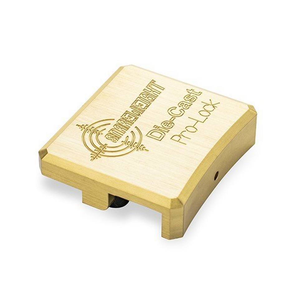 Snareweight Pro-lock Brass (used to secure #5 or JR to a Die-Cast hoop) - 007-PLB | Rubix Drums
