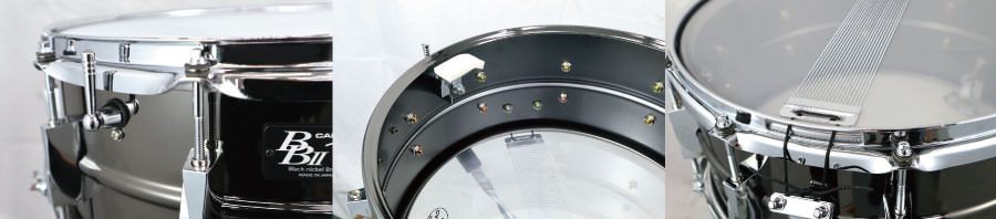 CANOPUS Black Nickel Brass II Snare Drum