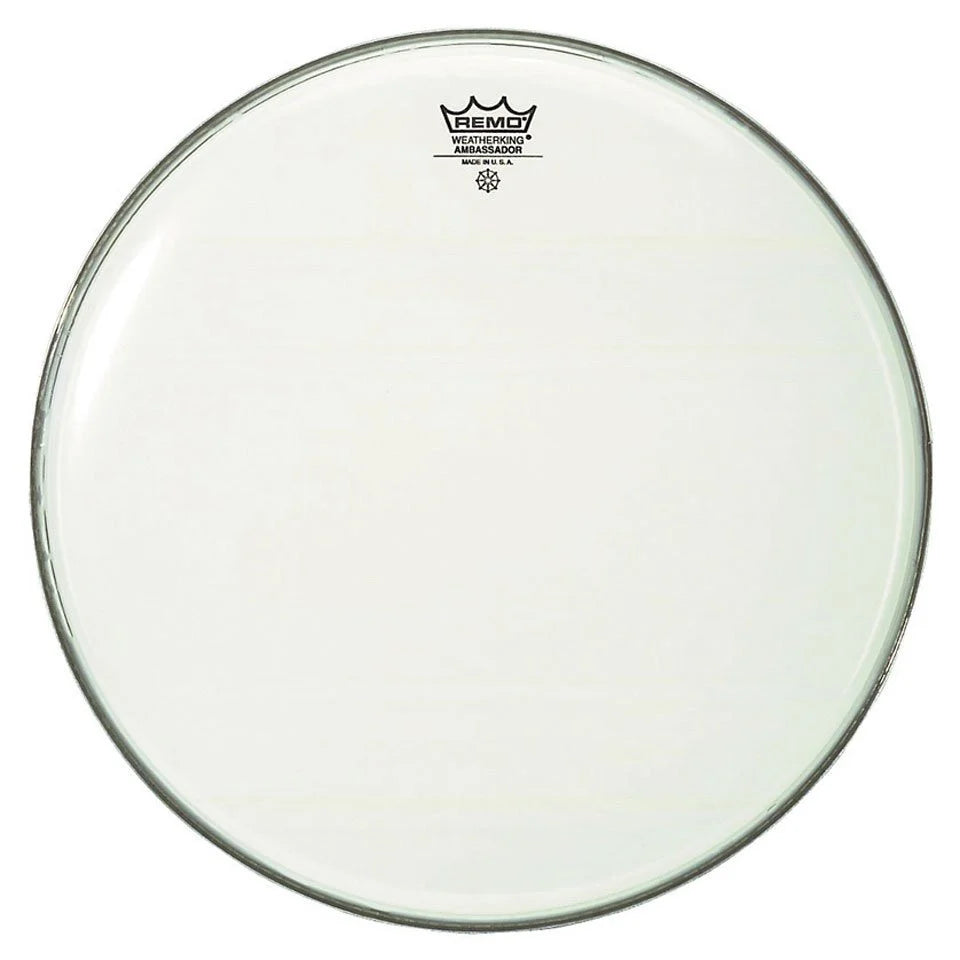 Remo Ambassador Smooth White Bass Drum Head - BR-12
