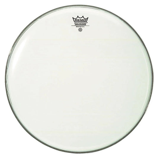 Remo Ambassador Smooth White Bass Drum Head - BR-12