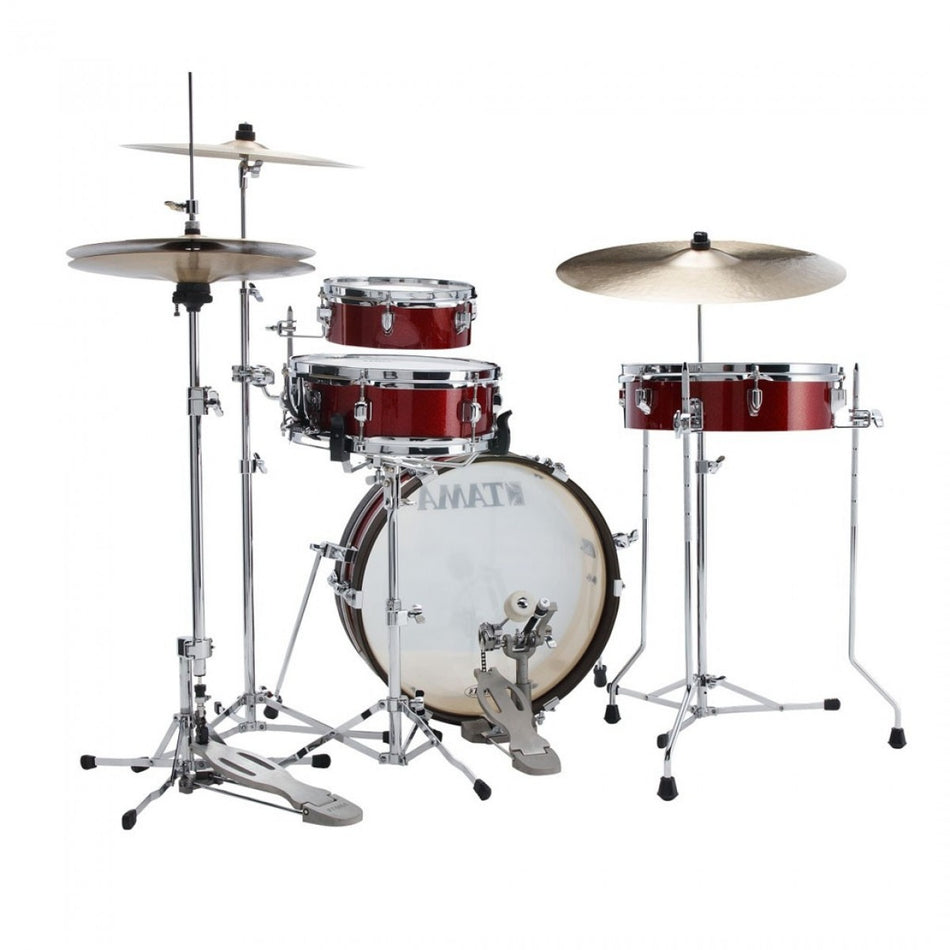 Tama Club-JAM Pancake 18" 4pc Shell Pack, Burnt Red Mist
