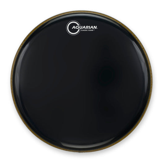 Aquarian Classic Clear Black Drum Head - CCBK