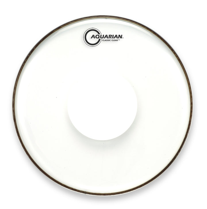 Aquarian Classic Clear Drum Head With Power Dot - CCPD