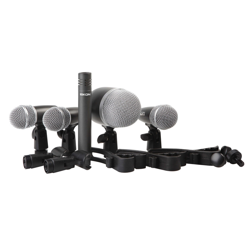 Eikon DMH5XL 5 Pieces Drum Microphone Set With Case