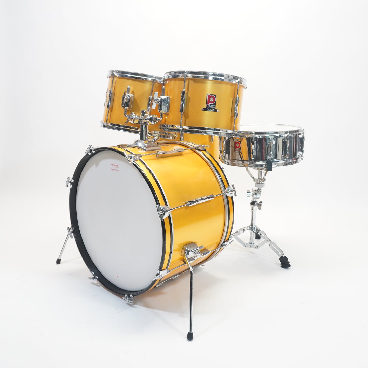 PREMIER CLUB 4-PIECE SHELL SET + SNARE DRUM IN POLYCHROMATIC GOLD
