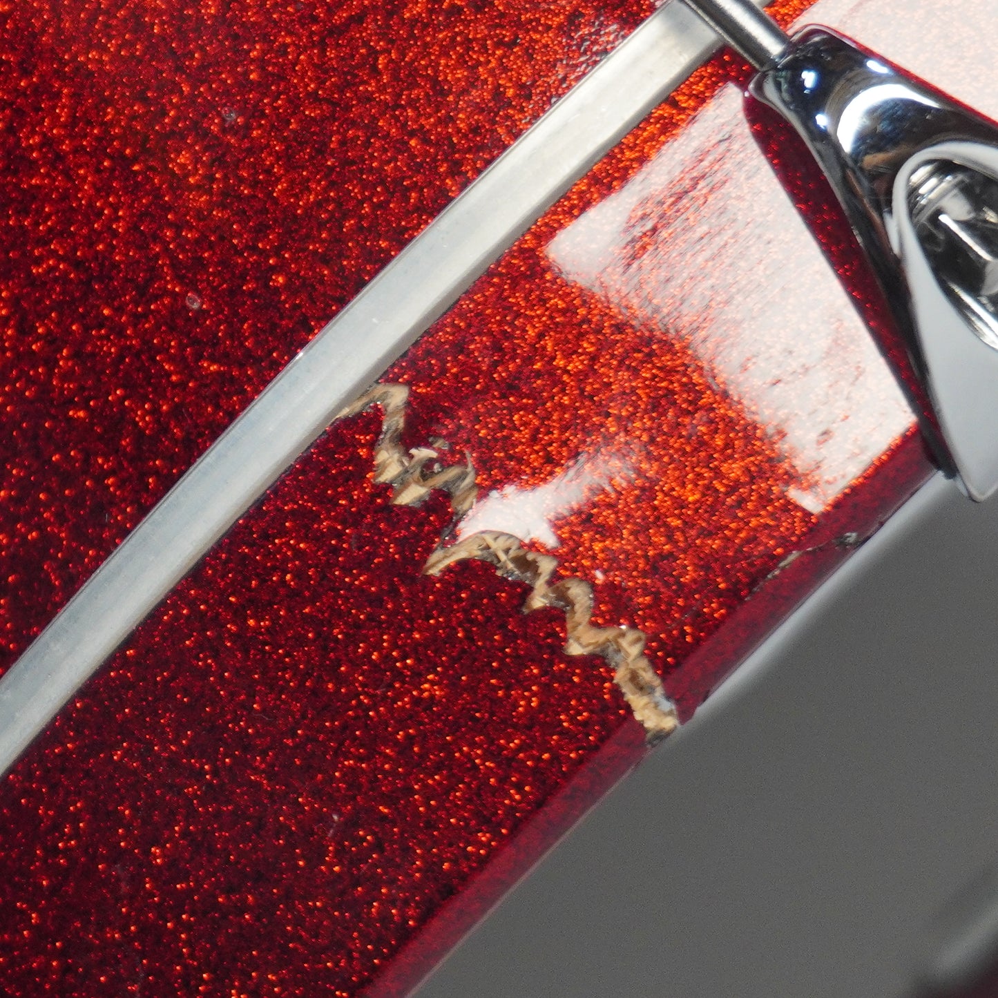 PREMIER CLASSIC SERIES 20" BASS DRUM IN RED SPARKLE LACQUER