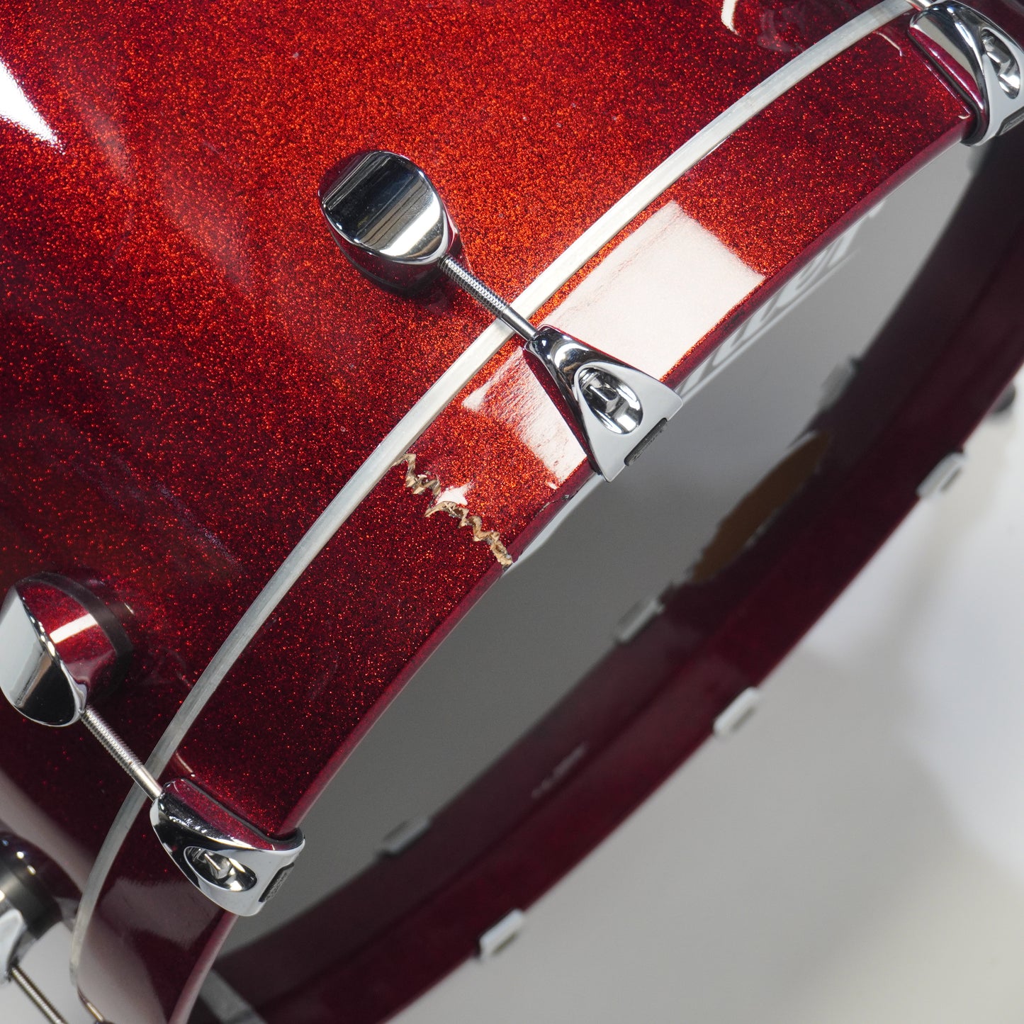 PREMIER CLASSIC SERIES 20" BASS DRUM IN RED SPARKLE LACQUER