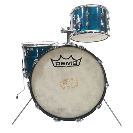 PREMIER ELITE 3-PIECE SHELL SET IN TURQUOISE FINISH 24/14/16