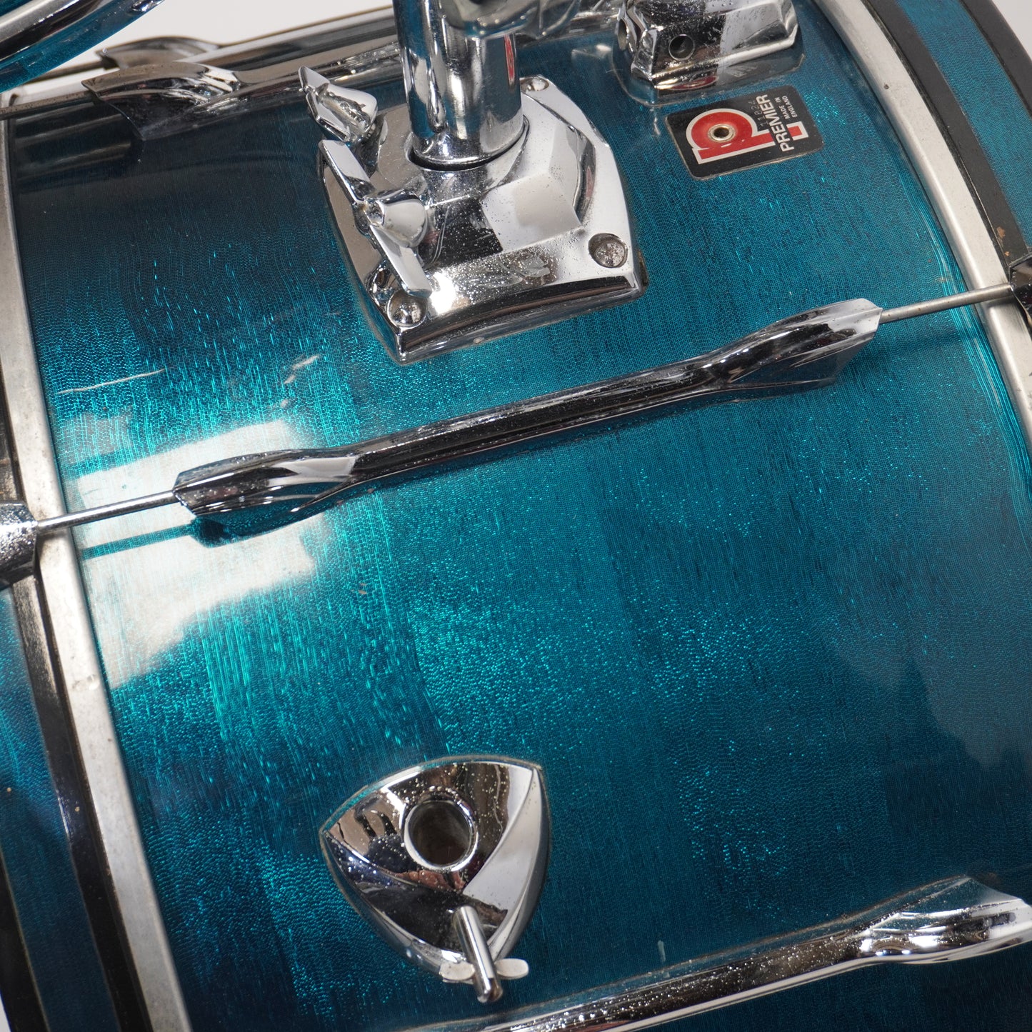 PREMIER ELITE 3-PIECE SHELL SET IN TURQUOISE FINISH 24/14/16