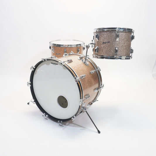 ROGERS FULLERTON 3-PIECE SHELL PACK 22/13/16 IN CHAMPAGNE SPARKLE