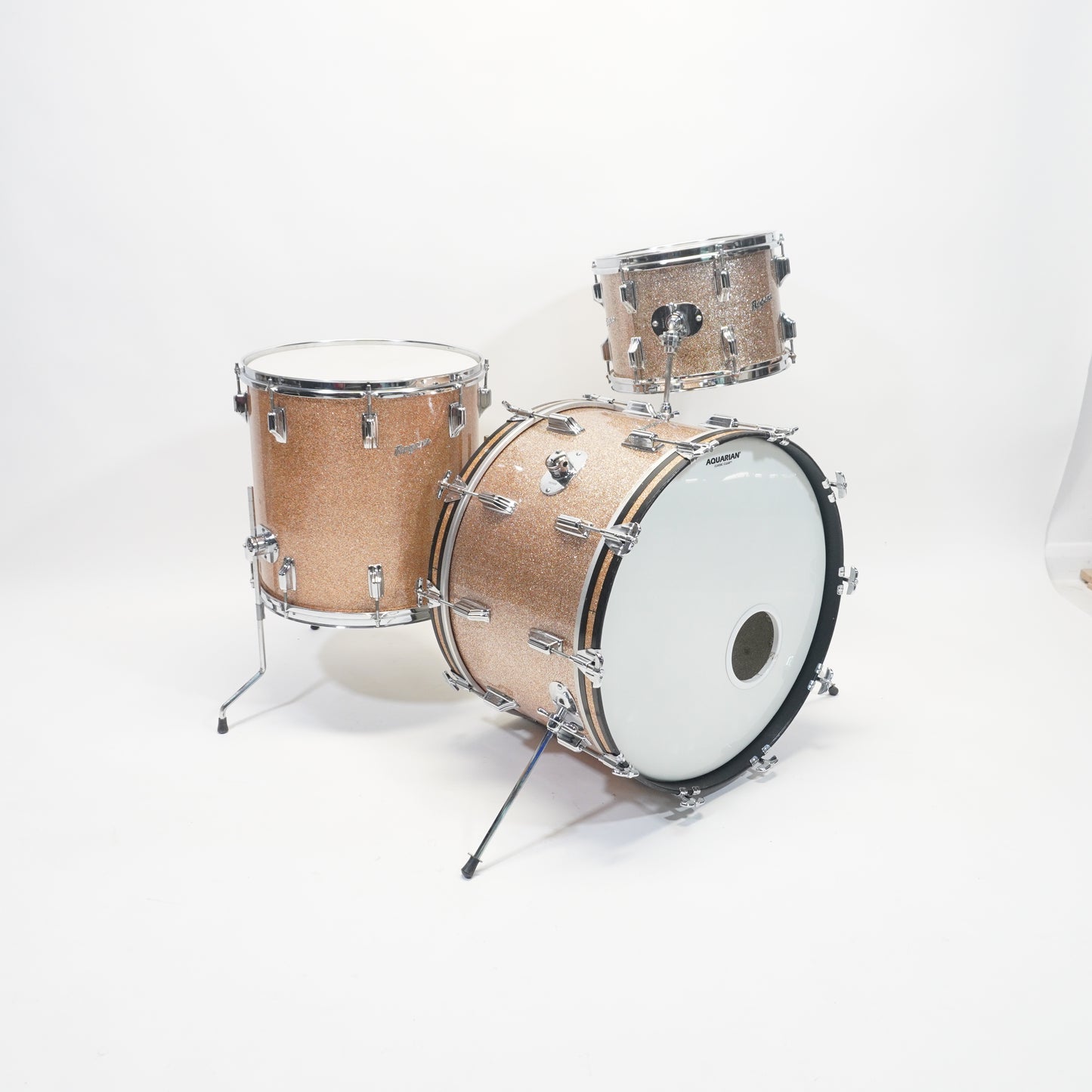 ROGERS FULLERTON 3-PIECE SHELL PACK 22/13/16 IN CHAMPAGNE SPARKLE