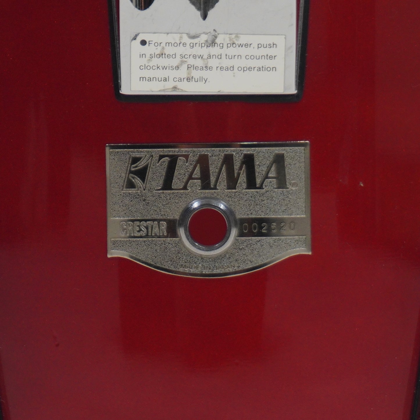 TAMA CRESTAR 11"x10" TOM IN CANDY APPLE RED