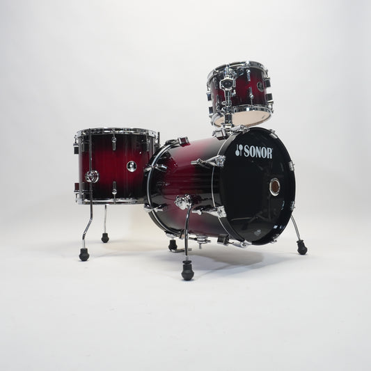 SONOR JUNGLE KIT - 18/10/14 RED BURST LACQUER