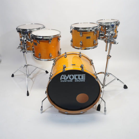 AYOTTE MAPLE 5-PIECE SHELL PACK - HONEY MAPLE LACQUER 22/10/12/14/15