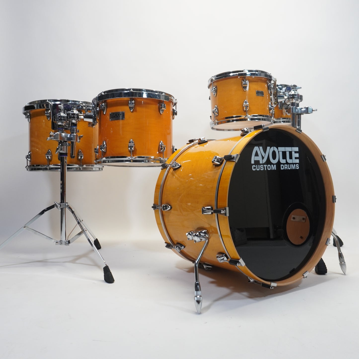AYOTTE MAPLE 5-PIECE SHELL PACK - HONEY MAPLE LACQUER 22/10/12/14/15