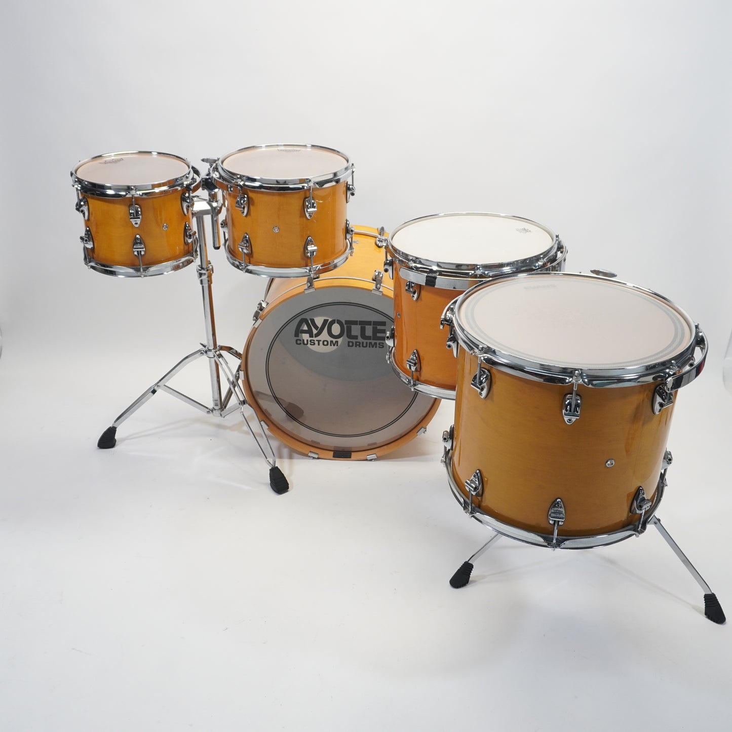 AYOTTE MAPLE 5-PIECE SHELL PACK - HONEY MAPLE LACQUER 22/10/12/14/15