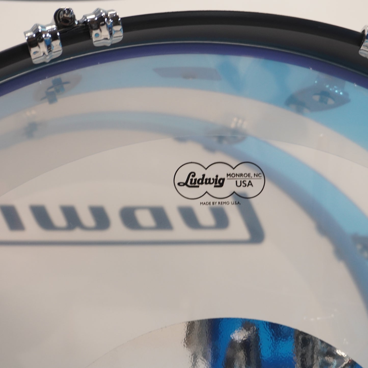 Ludwig Vistalite Fab 50th Anniversary Shell Drumkit - Blue Clear Blue