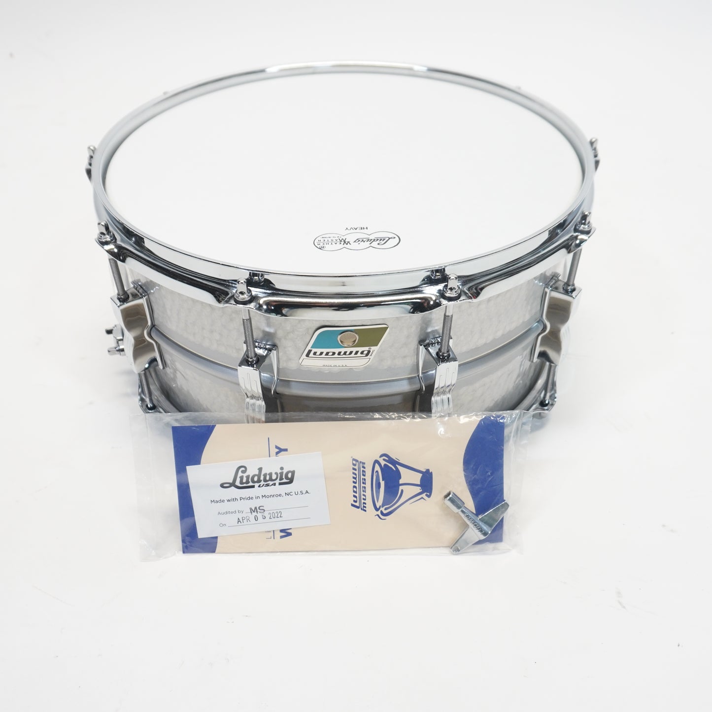 Ludwig Hammered Acrolite 14"x 6.5" Snare Drum