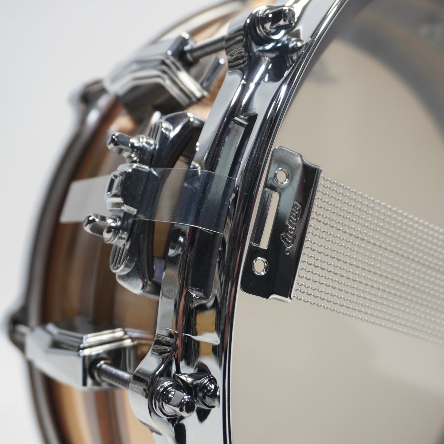 Ludwig Raw Bronze Striped 14 x 6.5''  Snare Drum